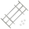 Adjustable Security Grille for Windows with 3 Crossbars 39.4"-59.1"