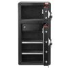 VEVOR Double Door 5.5 cu.ft Safe Box with Key Lock Password Cabinet Black,organize cash, passports, jewelry, gold, watches and documents
