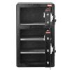 VEVOR Double Door 4.5 cu.ft Safe Box with Key Lock Password Fireproof Bag Black,organize cash, passports, jewelry, gold, watches and documents