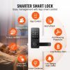 VEVOR Smart Lock, 5-in-1 Smart Door Knob, Fingerprint Deadbolt with App Control, Bluetooth Smart Lock, Keyless Entry Door Lock with Handle
