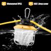 75W Construction String Lights 10500lm , Linkable IP65 Waterproof 50FT LED String Work Lights for Jobsite, Garage, Attic,Basement,Warehouse
