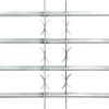 Adjustable Security Grille for Windows with 4 Crossbars 19.7"-25.6"