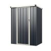 4 x 3 FT Metal Outdoor Storage Shed with Lockable Door