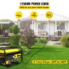 VEVOR 25Ft 50Amp Generator Extension Cord 6 Gauge STW 6/3+8/1 Generator Cord Generator Power Cord N14-50P to Bare Wire Cut Wire Cord Extension Power C