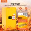 VEVOR Flammable Cabinet 18.1" x 18.1" x 35.4", Galvanized Steel Safety Cabinet, Adjustable Shelf Flammable Storage Cabinet