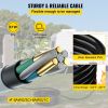 VEVOR 75Ft 50 Amp Generator Extension Cord 6AWG/3C+8AWG/1C Generator Cord 125V 250V Generator Power Cord N14-50P & SS2-50R & CS6364 Twist Lock Connect
