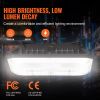 VEVOR 4 Pack LED Canopy Lights 80W 8800LM 5000K Daylight Outdoor Canopy Lighting