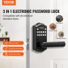 VEVOR Keyless Entry Door Lock, Electronic Keypad Entry Lever, Password and Key Unlock Combination Door Lock