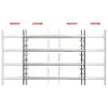 Adjustable Security Grille for Windows with 4 Crossbars 39.4"-59.1"