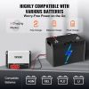 VEVOR 40A MPPT Solar Charge Controller, 12V / 24V Auto DC Input, Solar Panel Regulator Charger with Bluetooth Module