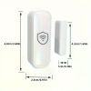 Tuya smart WiFi door and window sensor, magnetic intrusion security anti-theft alarm system, mobile APP remote control, compatible with Alexa