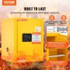 VEVOR 16.9" x 16.9" x 22" Flammable Cabinet Galvanized Steel, Safety Cabinet, Adjustable Shelf Flammable Storage Cabinet