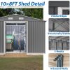 10x8 ft Outdoor Storage Shed